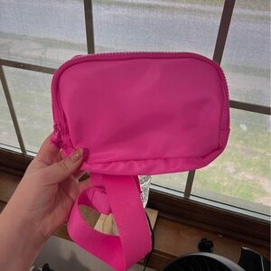 Hot Pink Women's Crossbody Belt Bag